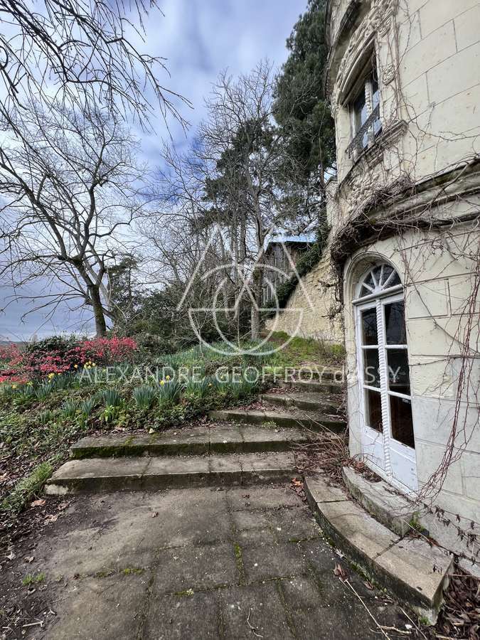 Château XIX° à restauré totalement, vue dominante sur la Vienne à deux pas du centre de CHINON
