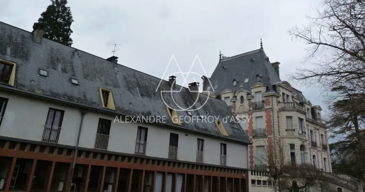 Château XIX° avec nombreux communs sur 8.1 hectares entre Le Mans et Tours