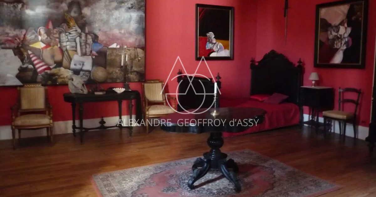 Château XIX° avec nombreux communs sur 8.1 hectares entre Le Mans et Tours