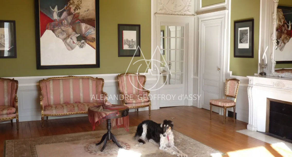 Château XIX° avec nombreux communs sur 8.1 hectares entre Le Mans et Tours