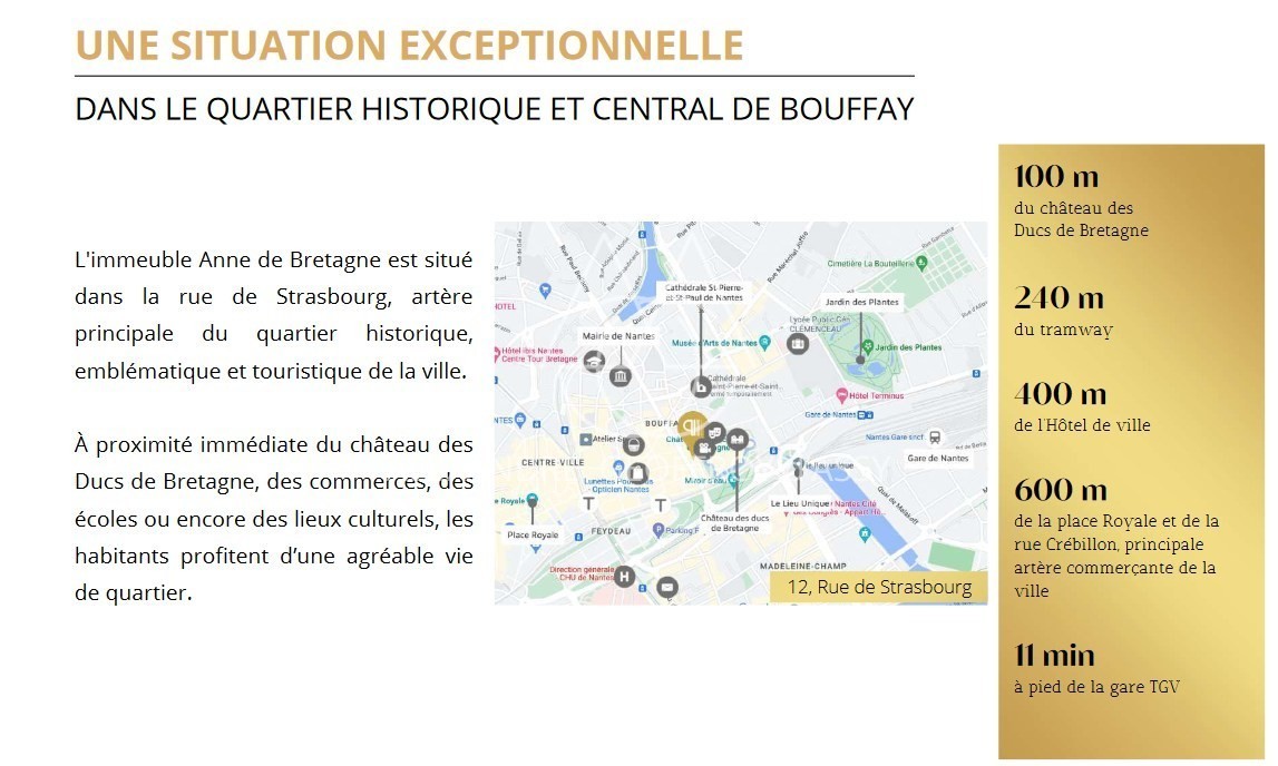 IMMEUBLE Haussmannien en cœur de ville à Nantes