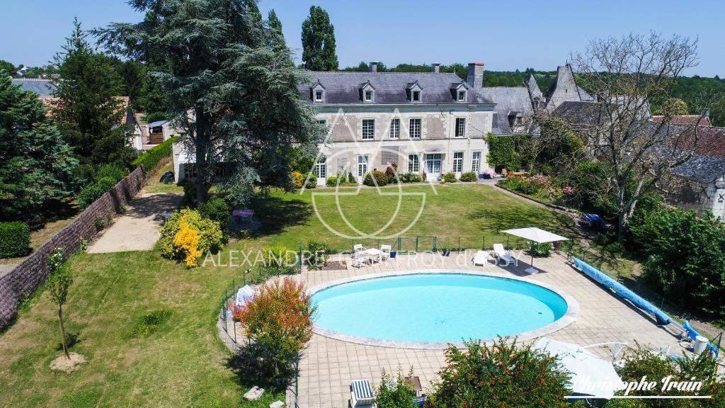 Sublime demeure du XVII et XVIII° entre Chinon et Tours en plein cœur d'une zone touristique et viticole.