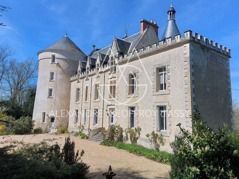 Charmant petit château surplombant la rivière au coeur la Brenne