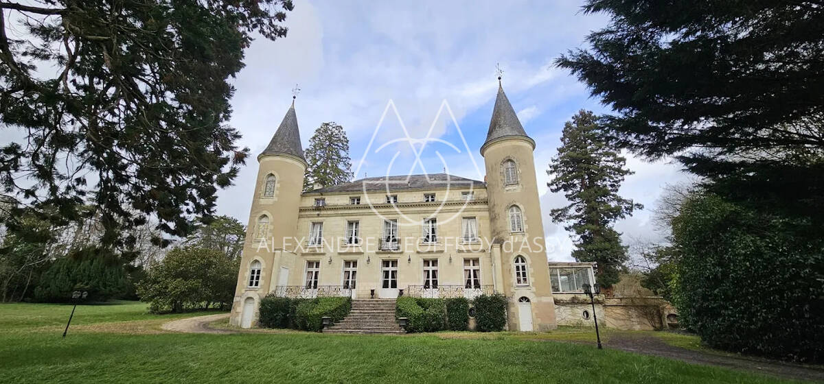 La Roche Posay château XIXème restauré 1500 m2 sur 4.5 hectares 1.680 M€