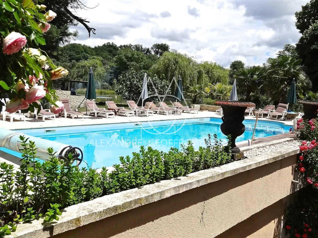 La Roche Posay château XIXème restauré 1500 m2 sur 4.5 hectares 1.680 M€