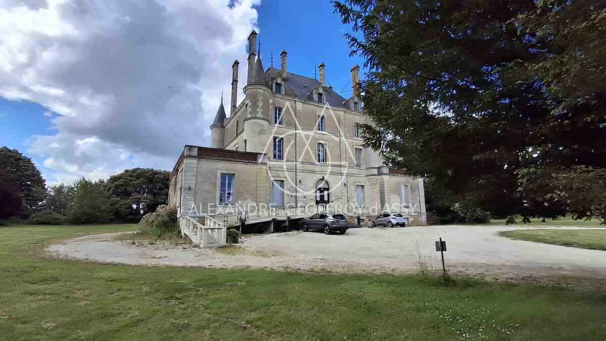 Château XIX eme ideal pour hôtel restaurant clos de murs.