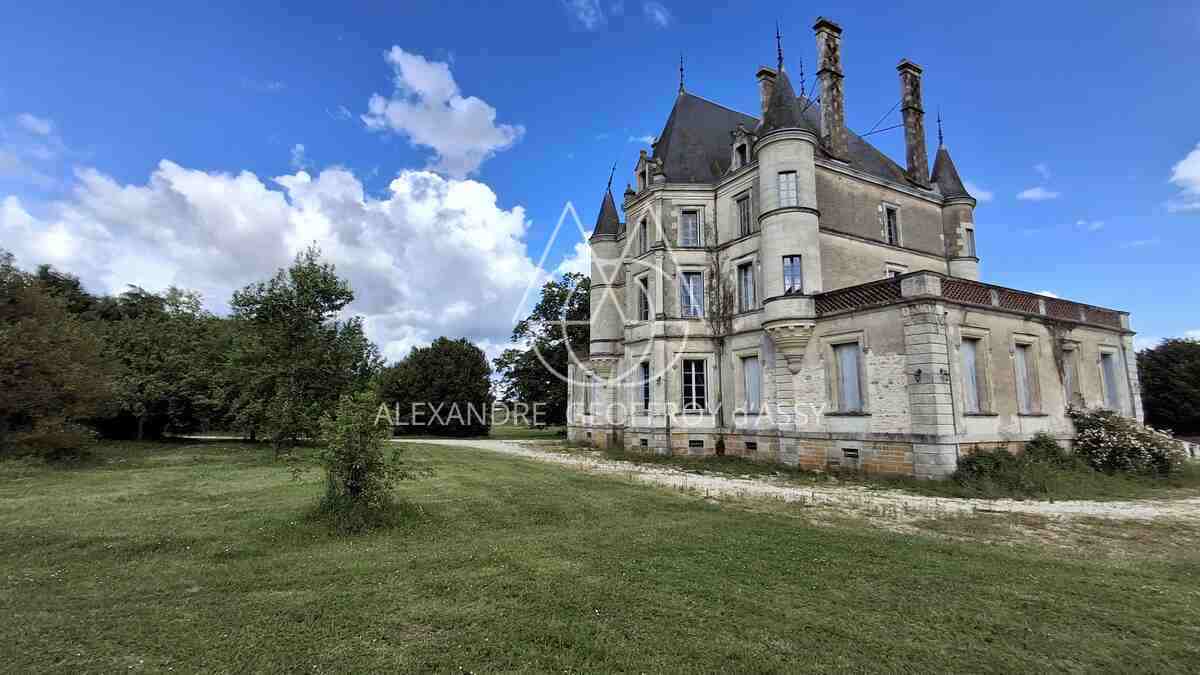 Château XIX eme ideal pour hôtel restaurant clos de murs.