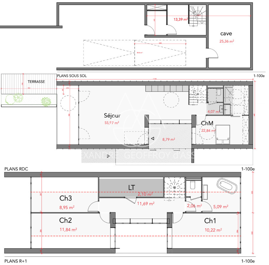 Maison contemporaine atypique à vendre 6 pièces proche de TOURS.