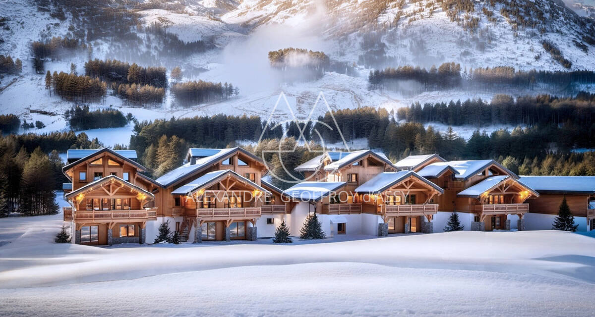 SERRE CHEVALIER LE MONETIER LES BAINS Chalets d'exception de 448,55 m²