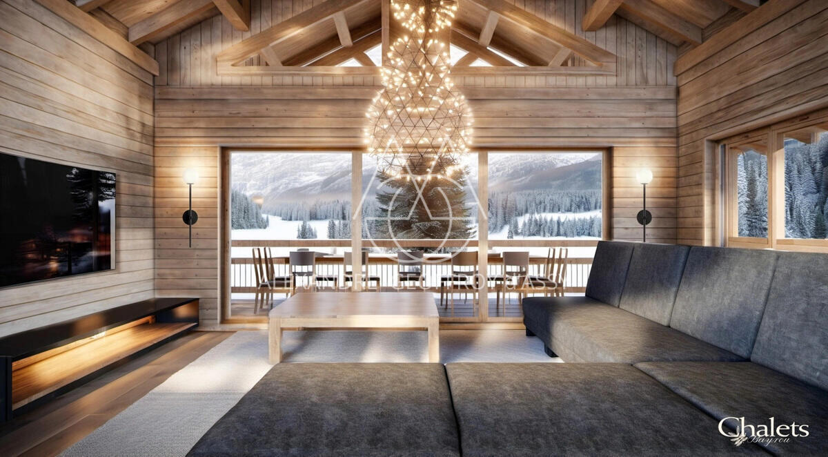 SERRE CHEVALIER LE MONETIER LES BAINS Chalets d'exception de 448,55 m²