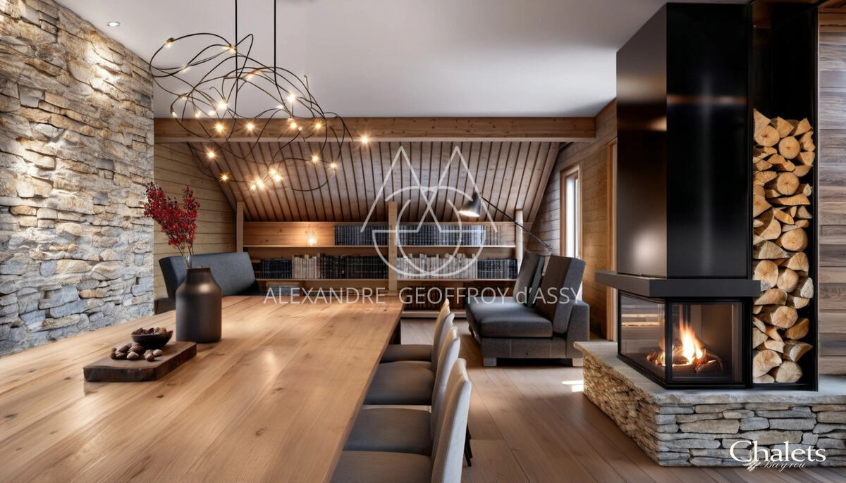 SERRE CHEVALIER LE MONETIER LES BAINS Chalets d'exception de 448,55 m²