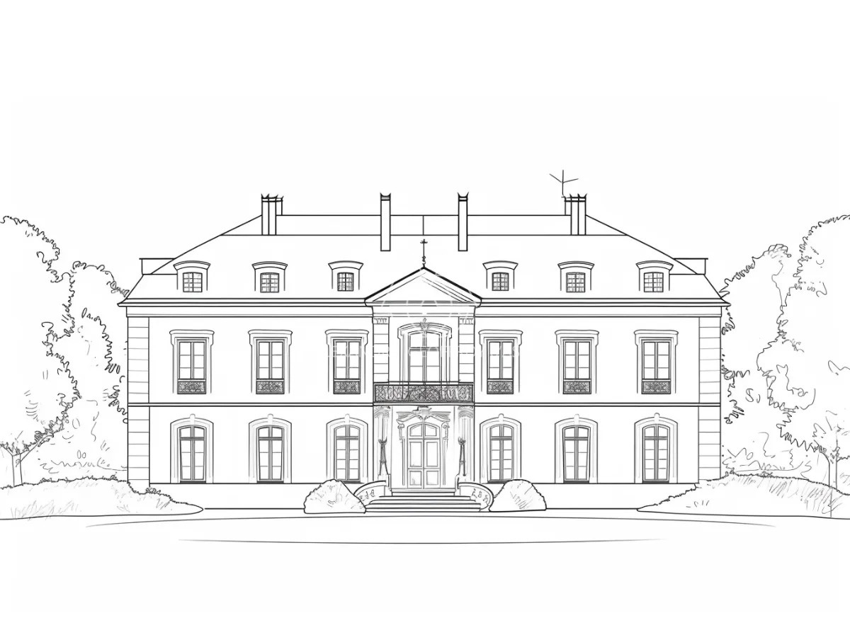 Coloriage maison 2