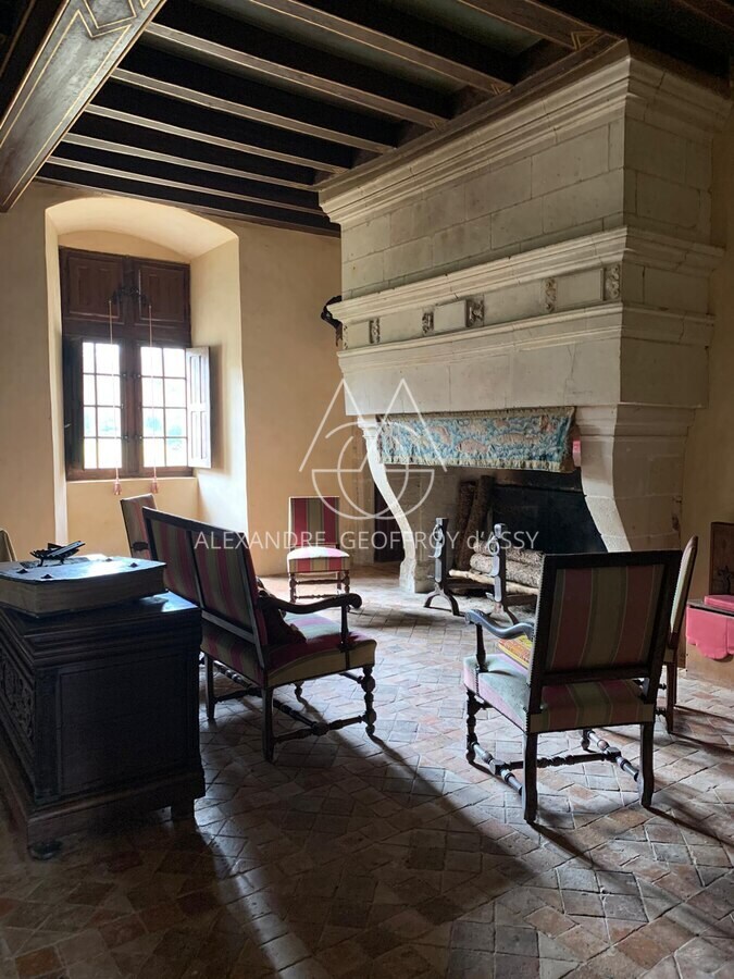 Superbe château Renaissance en Anjou.