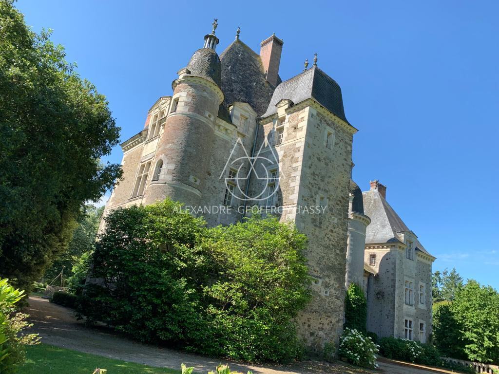 Superbe château Renaissance en Anjou.