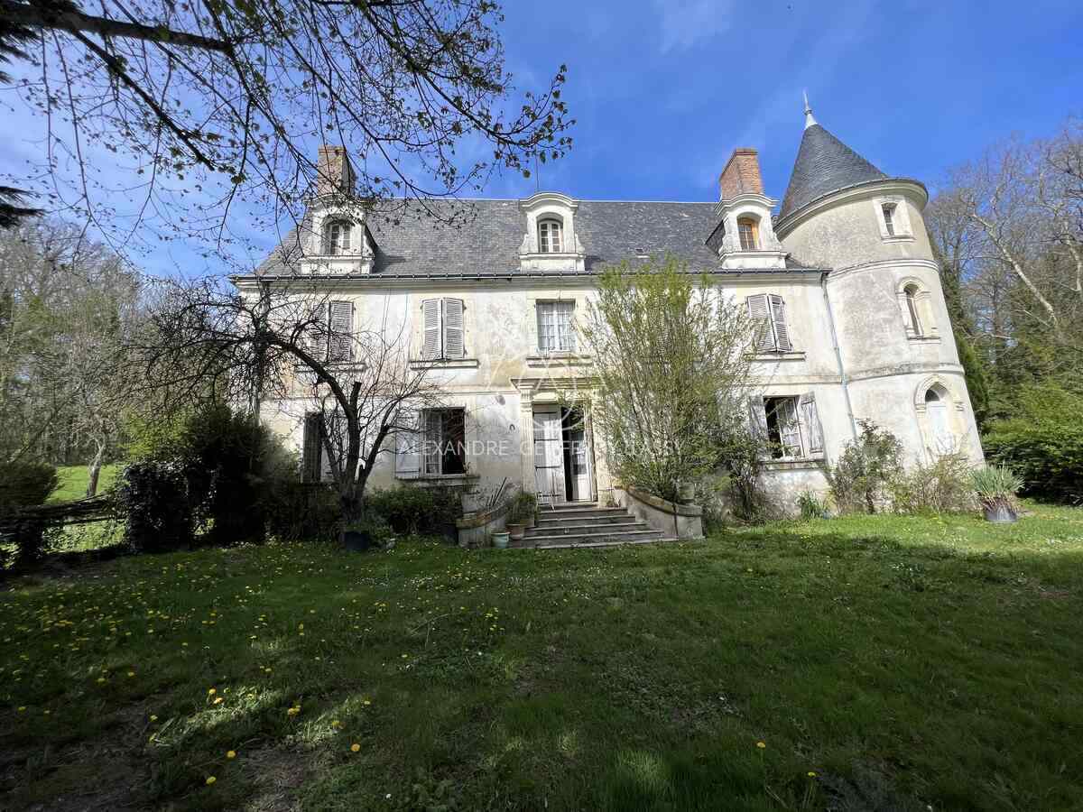 A vendre, rare opportunité petit château du XVI et XVII ème à restaurer 550K€